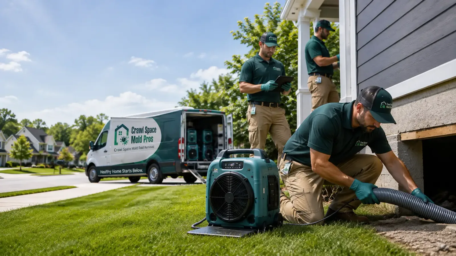 Crawl Space Mold Removal in Winslow, NJ